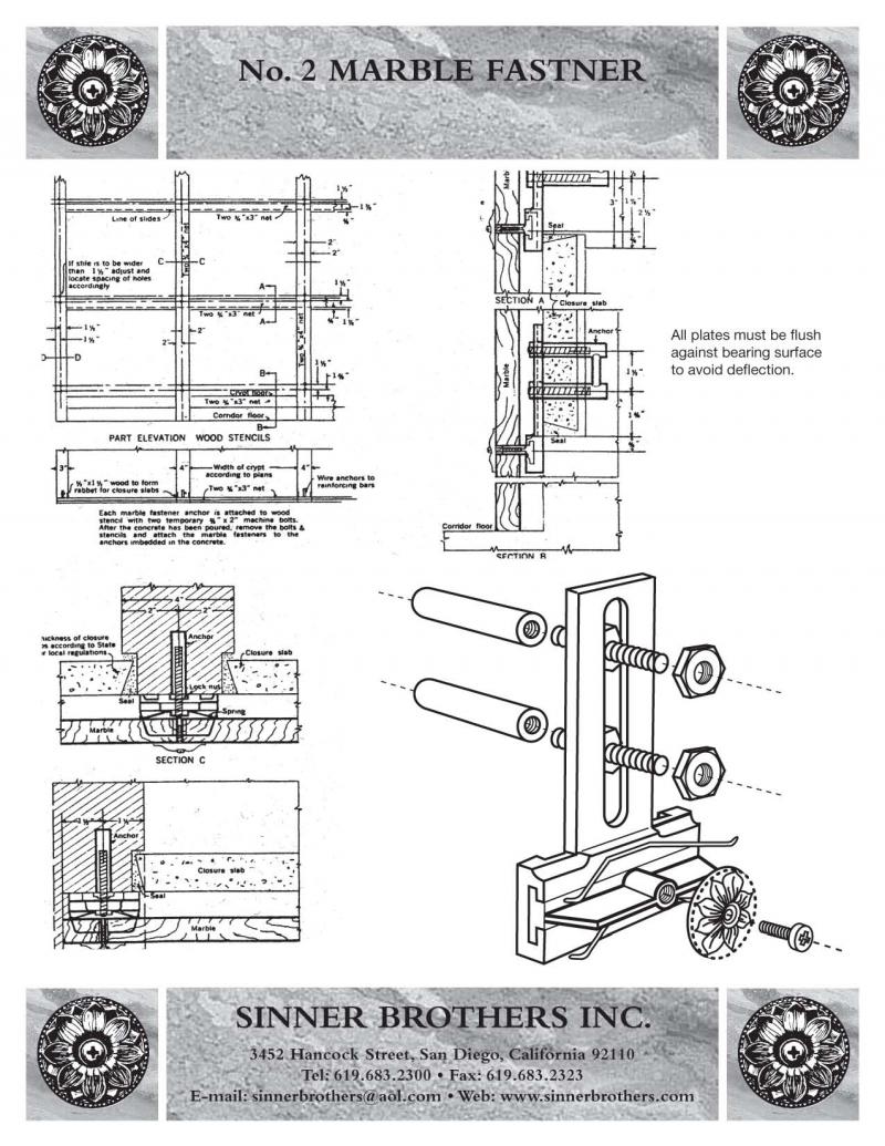 #2 MARBLE FASTENER